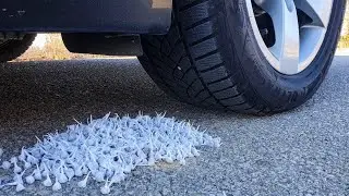 Crushing Crunchy & Soft Things by Car! EXPERIMENT Car vs SNAPPERS FRECRACKERS