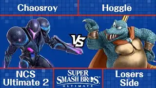 Ultimate Singles - Chaosroy (Dark Pit, Dark Samus) vs Hoggle (DK, K.Rool) - NCS Ultimate 2