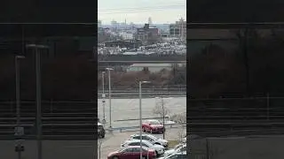 Northwest Philly railfanning CSX freight with an ALCO FA unit third in line.  21 DEC 25
