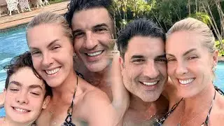 Ana Hickmann compartilha momentos ao lado de Edu Guedes e do filho Alezinho