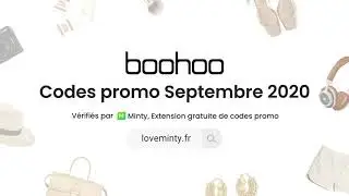 Boohoo codes promo automatiques Septembre 2020 - ⭐Jusqu'&agrave; 45 % de r&eacute;duction ce mois-ci avec Minty