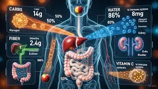Apple Digestion Watch Nutrients Travel Through Your Body in Real Time