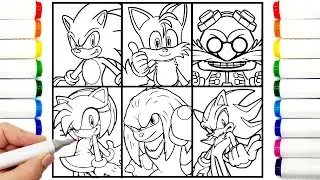 Раскраски Sonic Team, Sonic The Hedgehog Teils, Shadow Sonic the Hedgehog, сборник 125, вау