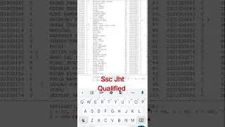 #SSC jht Cbt Cleared (my result,)#ssc #sscgd result