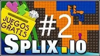 Splix.io #2 | la otra version de agar.io y slither.io | mucho lag en esta partida xD