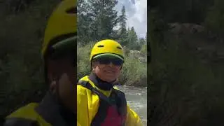 Joy in action during Whitewater Rafting in Buena Vista, Colorado.