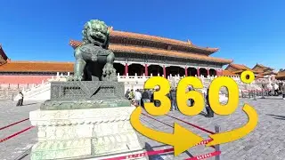 360VR walking tour of Tiananmen Square and Forbidden city in 4K.