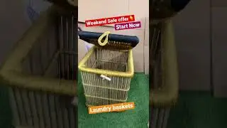 Bamboo laundry basket #shorts weekensale offer call us : 8373915568 #shortsvideo