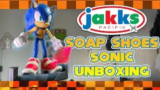 The BEST Sonic Figure EVER! Soap Shoes Sonic Jakks Pacific Unboxing