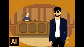 lawyer | illustration | Speed art | vector art | The BaBy Pink World