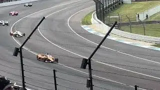 Kyle Kirkwood and Felix Rosenqvist Crash at 2023 Indy 500