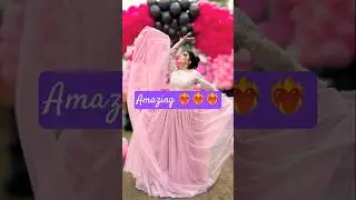 pink homade net frock design #trending #dressupchallenge #youtubeshorts#dress#viral #party#shorts