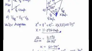 Relative Velocity Lesson 3 - Example 2