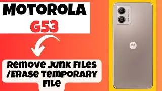 Motorola G53: как удалить ненужные файлы / как стереть временные файлы || Настройки ненужных файлов