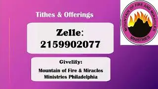 MOUNTAIN OF FIRE AND MIRACLES MINISTRIES, PHILY 1 Live Stream