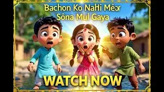 Bachon Ko Nadi Mein Sona Mil Gaya 😲✨ | Kids Moral Story 👦👧 | Animated Kahani 🎨📖