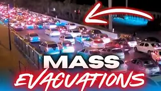MASS EVACUATIONS! Chaos. TEHRAN IRAN!