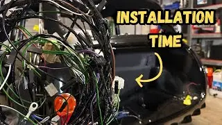 Building the Black Mozzie - Classic JDM Mini [Part 9] Rear wiring harness install