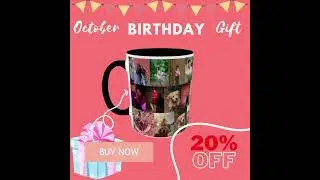 October King Birthday Collage Inner black Mug #short