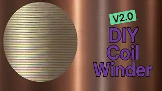 Easy DIY Coil Winding Machine | Ultra-Fine Wire