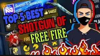 TOP 5 BEST SHOTGUN PLAYER OF FREE FIRE || SHOTGUN FF  || GARENA FREE FIRE
