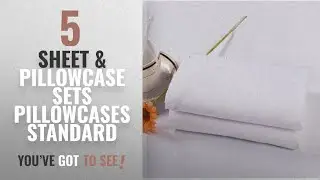 Top 10 Sheet & Pillowcase Sets Pillowcases Standard [2018]: Lullabi Bedding 100% Brushed Microfiber
