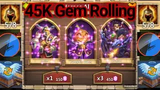 Castle Clash 45K Gem Rolling
