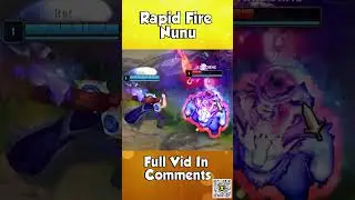 RAPID FIRE NUNU!!  #leagueoflegends #gaming #shorts