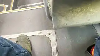 riding on golden dragon XML6125CC metropoline route 12 in arad (Voith Fast idle)