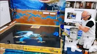 3D Boden Kratzfest & Rutschfest | 3d epoxy flooring | epoxy