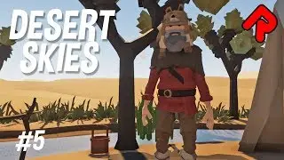 HERMIT'S OASIS - Our first NPC! | Let's play Desert Skies (Early Access) ep 5