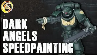 How To Quickly Paint Dark Angels Primaris  - Warhammer 40k Painting Tutorial