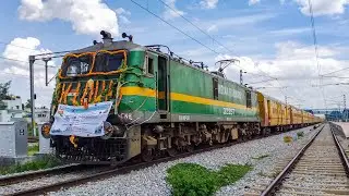 KISAN SPECIAL || From Chintamani(Karnataka) to Adarsh nagar(Delhi) with KANPUR WAG9.
