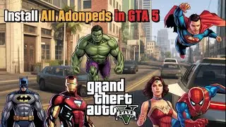 HOW TO ADD ANY PED IN GTA 5 OFFLINE STORY MODE | ADDONPEDS GTA 5 | GTA 5 MODS 2025