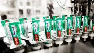 Automatic Toothpaste Manufacturing Line | Amazing Production Line of Manufacturing Process