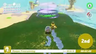Koopa Freerunning (Seaside Kingdom) - Gold Troopa Fail