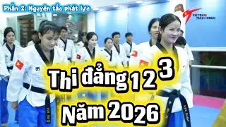 Thi lên đai đen Taekwondo mới nhất 2026