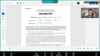 Regents Geometry August 2025 - Formulas📐🧮
