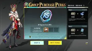 Group Purchase Perks M15 Explained PUBG Mobile