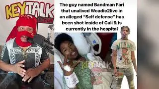 Bandman Fari Shot & HOSPITALIZED in California,  years after unaliving Woadie2Live! Is this Karma?