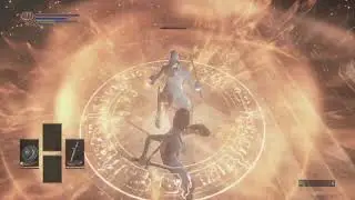 Dark Souls III - SL1 - Halflight, Spear of the Church (parry cheese, no damage)