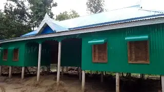 ২৬ হাত রঙ্গীন টিনের ঘরের ভেতর ও বাহিরের ডিজাইন ও খরচ
