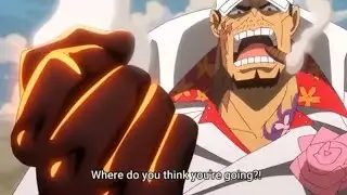 Fleet Admiral Akainu vs Kuma “WHERE DO YOU THINK YOU'RE GOING!”