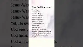 #prayer #shorts #prayers #christianprayer #reflection #hope #faith #gospel