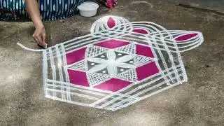 ✨ Navratri rangoli day 3 ✨