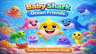 Baby Shark Ocean Friends | Fun Ocean Animals Song for Kids