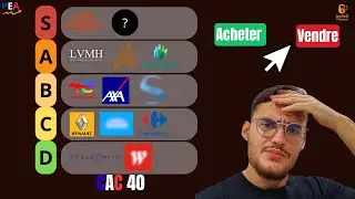 TIERLIST CAC 40: Sur quelle ACTION investir en FRANCE en 2025 ?