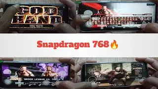 IQOO Z3 GAME 🎮 TEST CPU GAMES ELEMENTA GAMES GOD HAND GAMEPLAY WWE 2k13 gameplay test