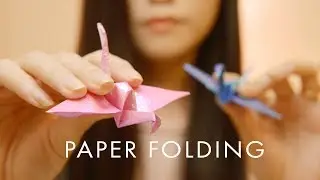 ASMR Close Up Paper Sounds - Folding, Scratching, Rubbing, Crinkle (No Talking)