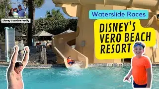 Epic Water Slide Race at Disney&rsquo;s Vero Beach Resort! | Sea Monster Luca Takes First Place